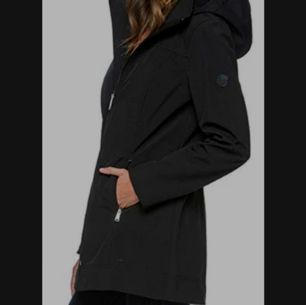 Andrew Marc Ladies’ Long Softshell Jacket S black